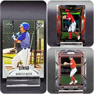 Marcelo Mayer Draft Select Prizm RC's Boston Red Sox Top Prospect